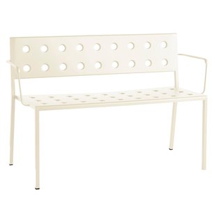Hay Balcony Eetbank Met Rug- En Armleuning 121 Beige