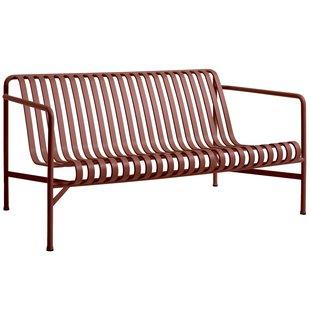 Hay Palissade Lounge Tuinbank Iron Red
