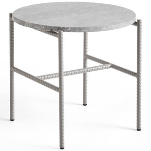Hay Rebar Marble Bijzettafel 45 Grijs