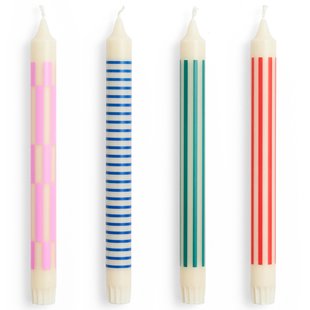Hay Pattern Kaarsen Set Van 4 Crisp