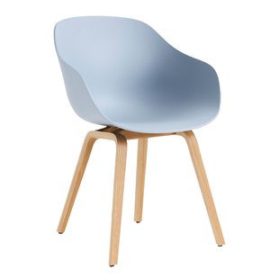 Hay AAC222 Stoel Gelakt Eiken Slate Blue Hay AAC222 Stoel Gelakt Eiken Slate Blue