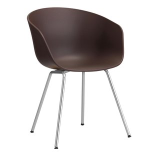 Hay AAC26 Stoel Chroom Onderstel Raisin