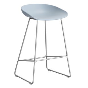 Hay AAS38 Barkruk 65cm Rvs Onderstel Slate Blue
