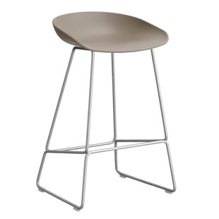 Hay AAS38 Barkruk 65cm Rvs Onderstel Khaki