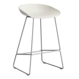 Hay AAS38 Barkruk 65cm Rvs Onderstel Melange Cream