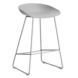 Hay AAS38 Barkruk 65cm Rvs Onderstel Concrete Grey Hay AAS38 Barkruk 65cm Rvs Onderstel Concrete Grey