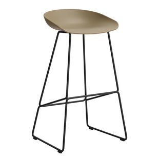 Hay AAS38 Barkruk 75cm Zwart Onderstel Clay Hay AAS38 Barkruk 75cm Zwart Onderstel Clay