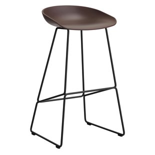 Hay AAS38 Barkruk 75cm Zwart Onderstel Raisin