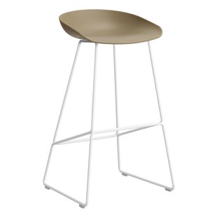 Hay AAS38 Barkruk 75cm Wit Onderstel Clay