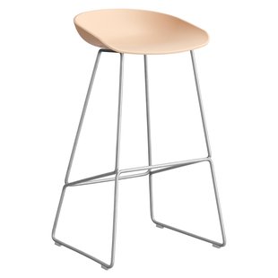 Hay AAS38 Barkruk 75cm Rvs Onderstel Pale Peach