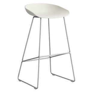 Hay AAS38 Barkruk 75cm Rvs Onderstel Melange Cream