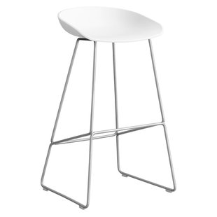 Hay AAS38 Barkruk 75cm Rvs Onderstel White