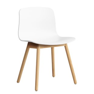 Hay AAC12 Stoel Gelakt Eiken Onderstel White