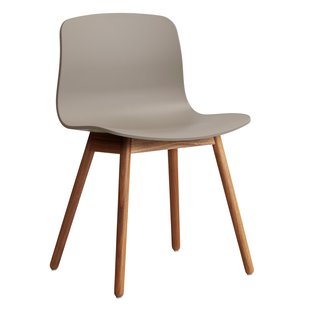 Hay AAC12 Stoel Gelakt Walnoot Onderstel Khaki
