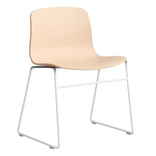 Hay AAC08 Stoel Wit Onderstel Pale Peach