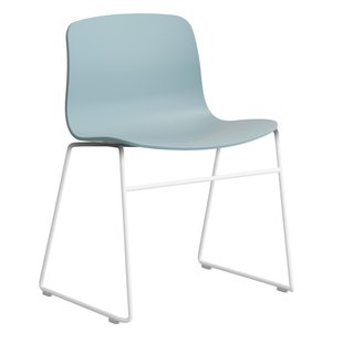 Hay AAC08 Stoel Wit Onderstel Dusty Blue