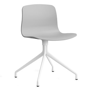 Hay AAC10 Stoel Wit Onderstel Concrete Grey