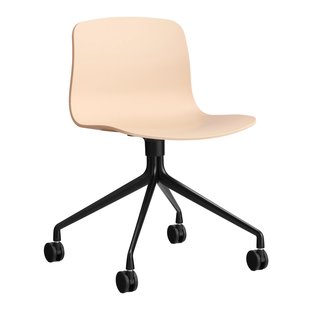 Hay AAC14 Bureaustoel Zwart Onderstel Pale Peach