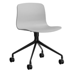 Hay AAC14 Bureaustoel Zwart Onderstel Concrete Grey