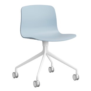 Hay AAC14 Bureaustoel Wit Onderstel Slate Blue