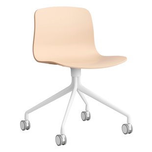 Hay AAC14 Bureaustoel Wit Onderstel Pale Peach