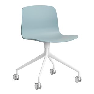 Hay AAC14 Bureaustoel Wit Onderstel Dusty Blue