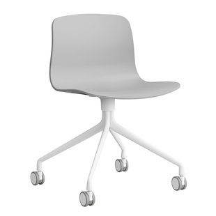 Hay AAC14 Bureaustoel Wit Onderstel Concrete Grey