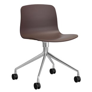 Hay AAC14 Bureaustoel Aluminium Onderstel Raisin