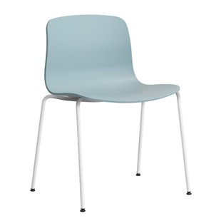 Hay AAC16 Stoel Wit Onderstel Dusty Blue