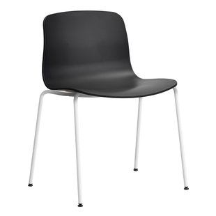 Hay AAC16 Stoel Wit Onderstel Black Hay AAC16 Stoel Wit Onderstel Black