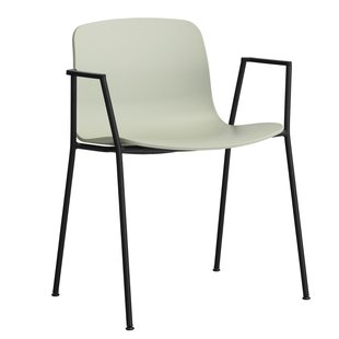 Hay AAC18 Stoel Zwart Onderstel Pastel Green