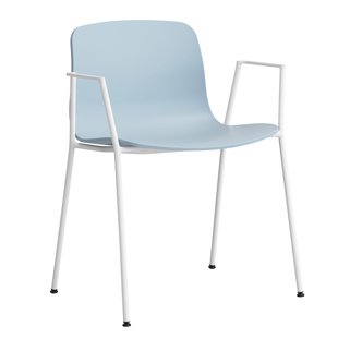 Hay AAC18 Stoel Wit Onderstel Slate Blue