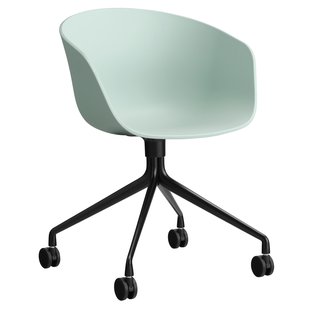 Hay AAC24 Bureaustoel Zwart Onderstel Dusty Mint