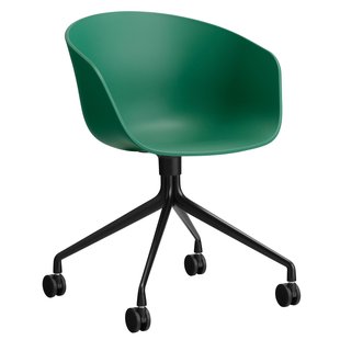 Hay AAC24 Bureaustoel Zwart Onderstel Teal Green