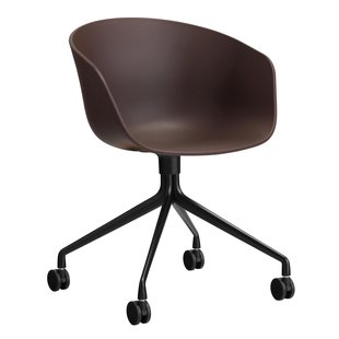 Hay AAC24 Bureaustoel Zwart Onderstel Raisin