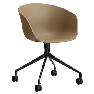 Hay AAC24 Bureaustoel Zwart Onderstel Clay