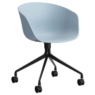 Hay AAC24 Bureaustoel Zwart Onderstel Slate Blue