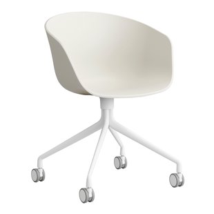 Hay AAC24 Bureaustoel Wit Onderstel Melange Cream