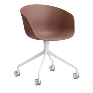 Hay AAC24 Bureaustoel Wit Onderstel Soft Brick