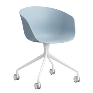 Hay AAC24 Bureaustoel Wit Onderstel Slate Blue