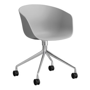 Hay AAC24 Bureaustoel Aluminium Onderstel Concrete Grey
