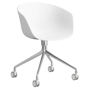 Hay AAC24 Bureaustoel Aluminium Onderstel White