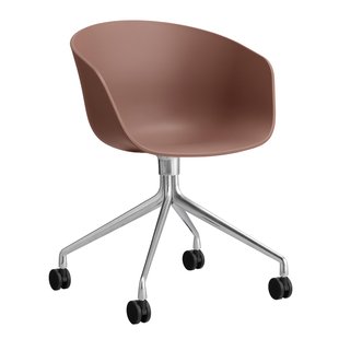 Hay AAC24 Bureaustoel Aluminium Onderstel Soft Brick