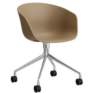 Hay AAC24 Bureaustoel Aluminium Onderstel Clay
