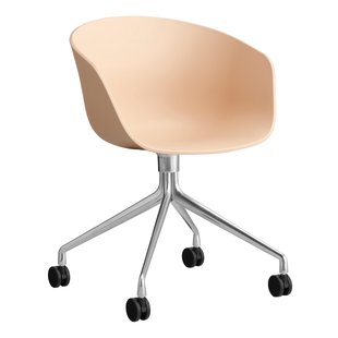 Hay AAC24 Bureaustoel Aluminium Onderstel Pale Peach