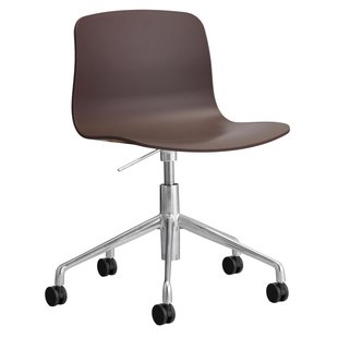 Hay AAC50 Bureaustoel Aluminium Onderstel Raisin
