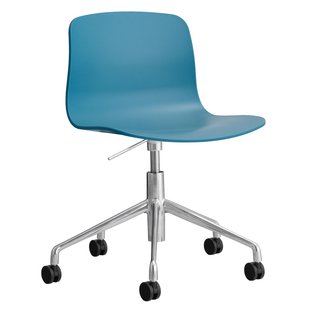 Hay AAC50 Bureaustoel Aluminium Onderstel Azure Blue
