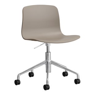 Hay AAC50 Bureaustoel Aluminium Onderstel Khaki