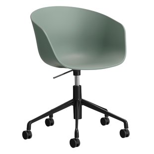 Hay AAC52 Bureaustoel Zwart Onderstel Fall Green