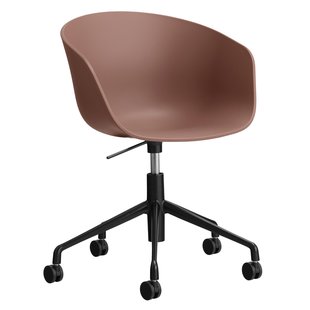 Hay AAC52 Bureaustoel Zwart Onderstel Soft Brick